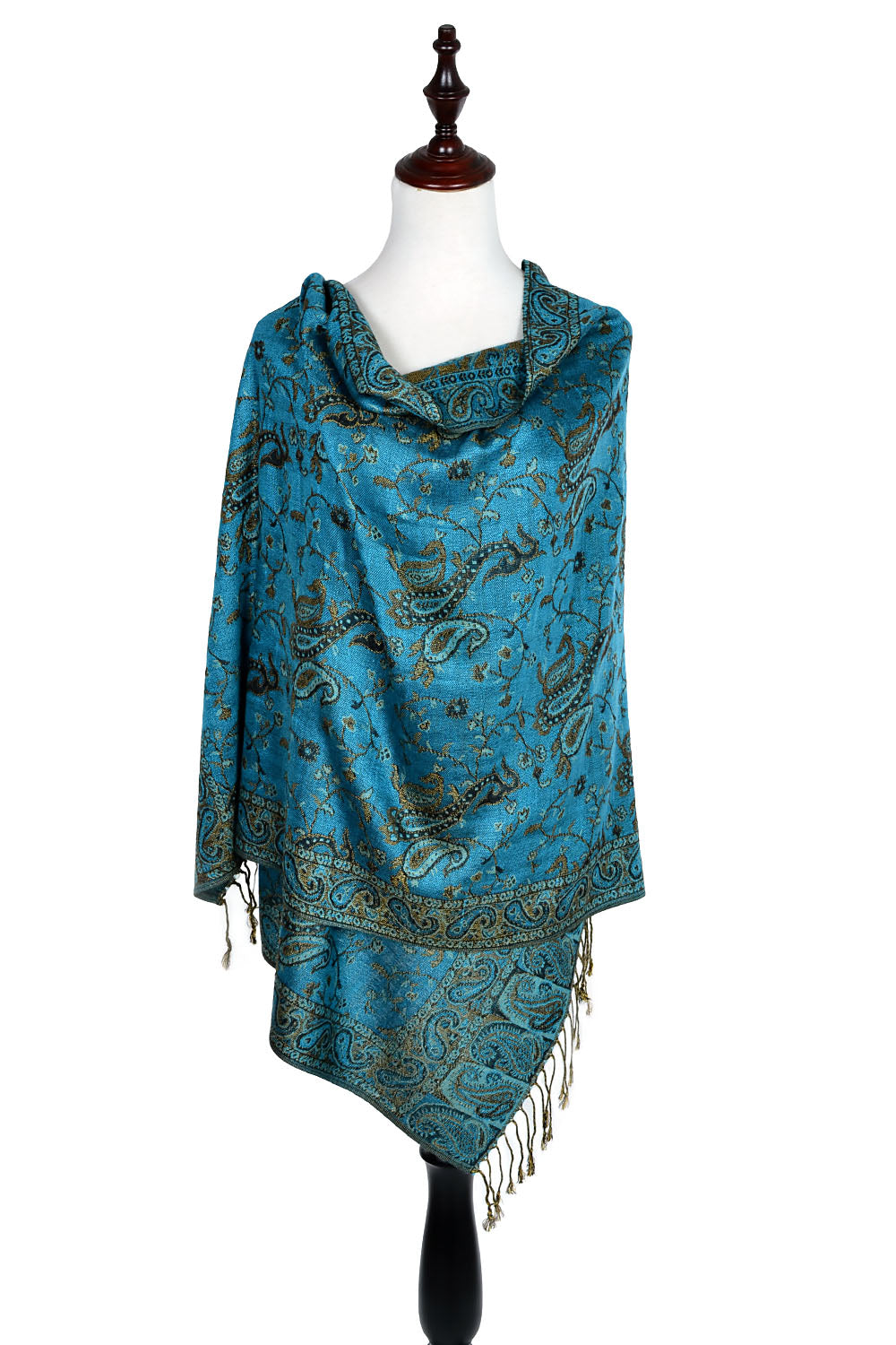 023_13 - One Piece Pasiley Print Pashmina Shawl Scarf