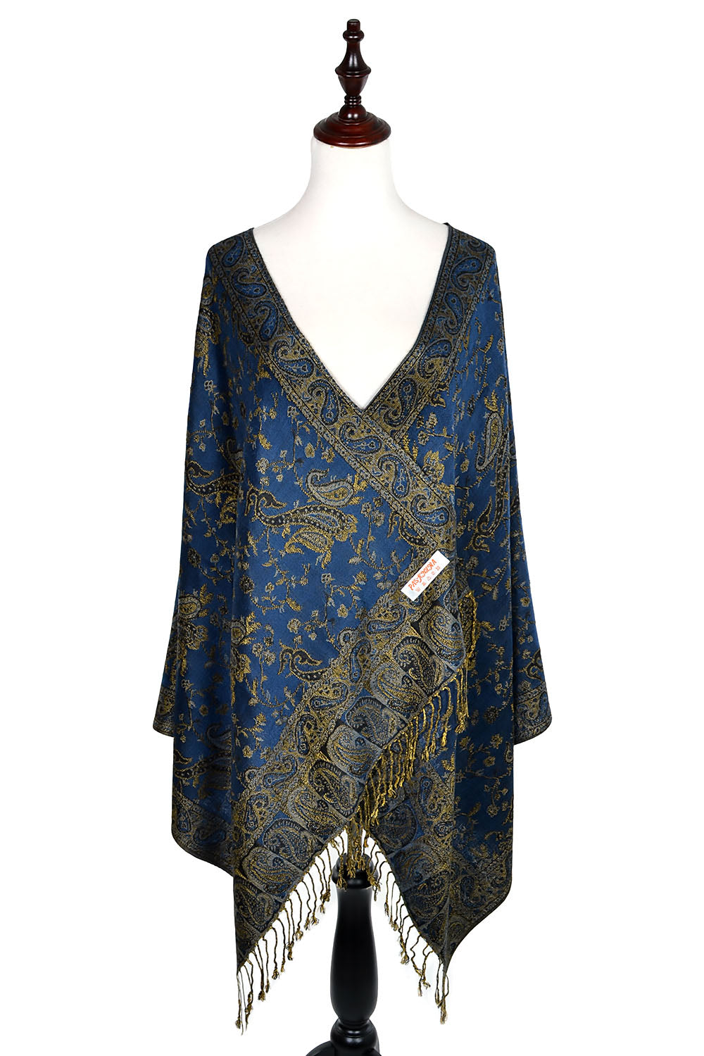 023_14 - One Piece Pasiley Print Pashmina Shawl Scarf