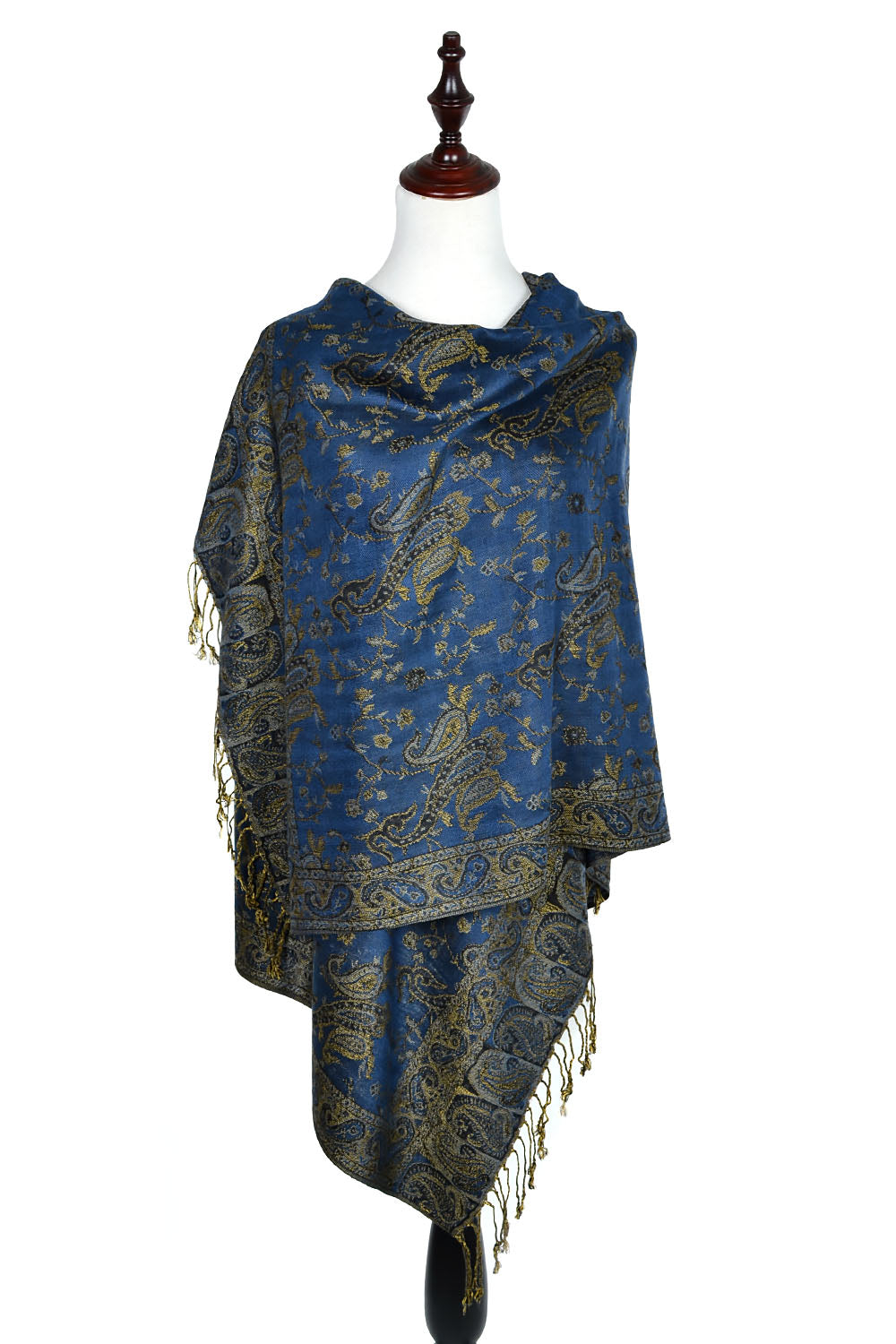 023_14 - One Piece Pasiley Print Pashmina Shawl Scarf
