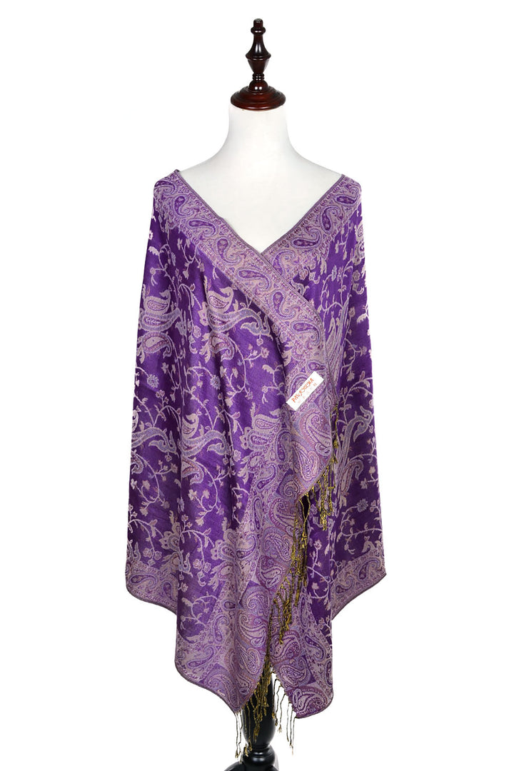 023_15 - One Piece Pasiley Print Pashmina Shawl Scarf