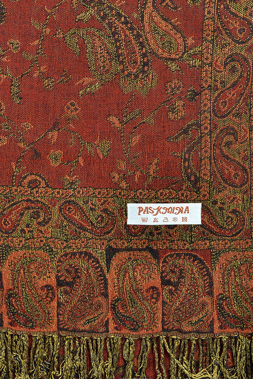 023_16 - One Piece Pasiley Print Pashmina Shawl Scarf