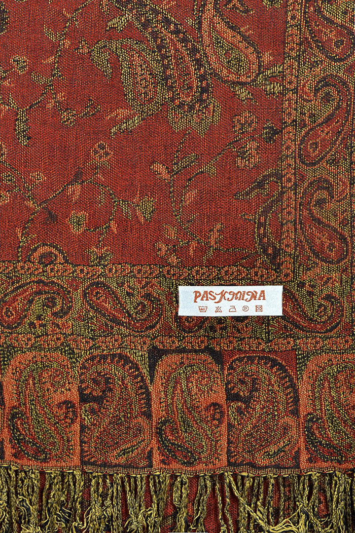 023_16 - One Piece Pasiley Print Pashmina Shawl Scarf