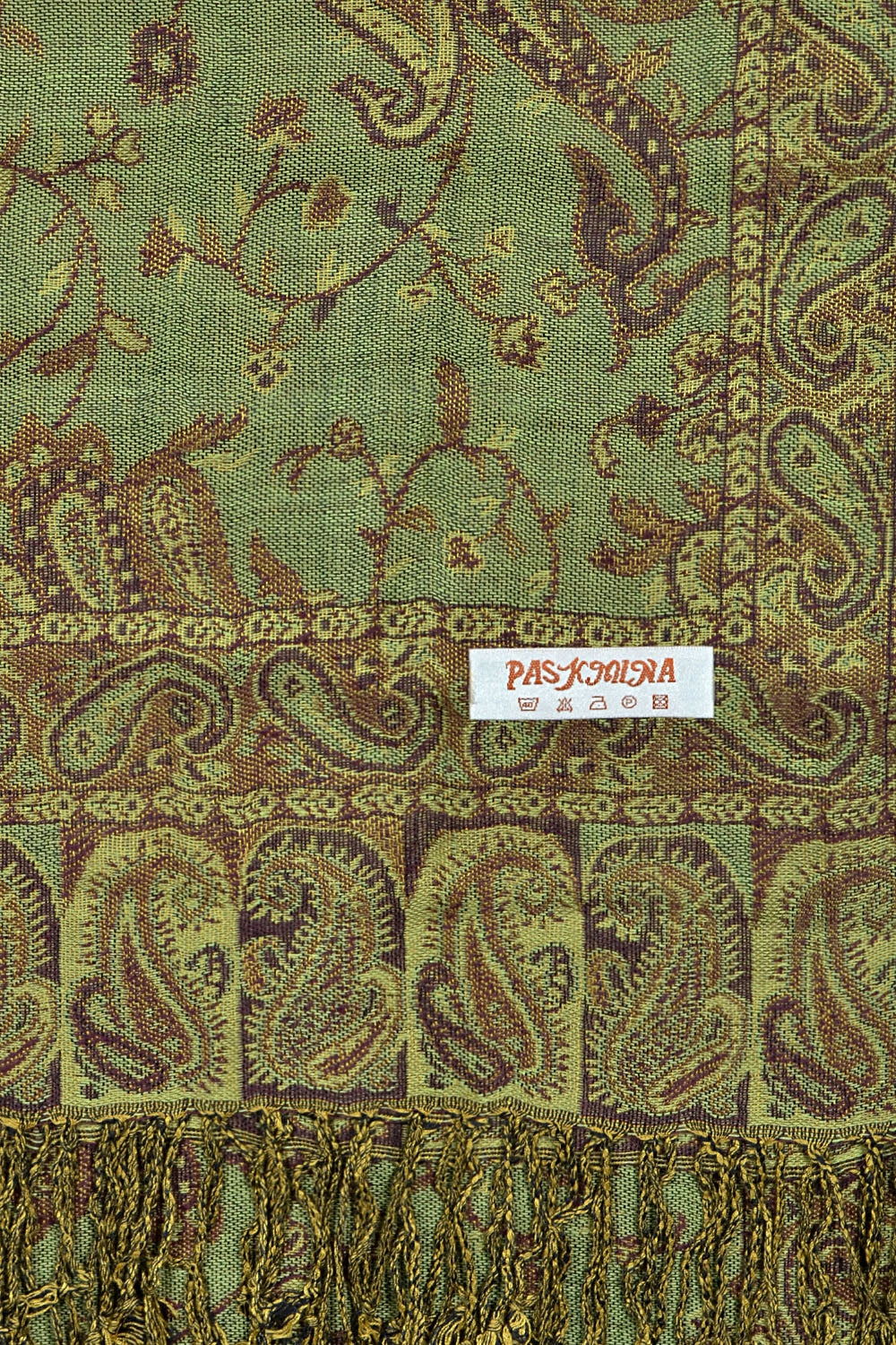 023_17 - One Piece Pasiley Print Pashmina Shawl Scarf