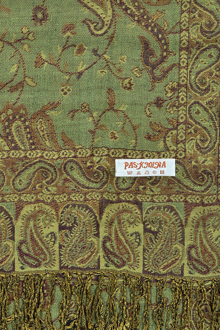023_17 - One Piece Pasiley Print Pashmina Shawl Scarf