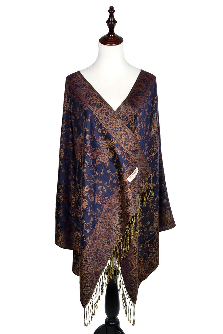 023_19 - One Piece Pasiley Print Pashmina Shawl Scarf