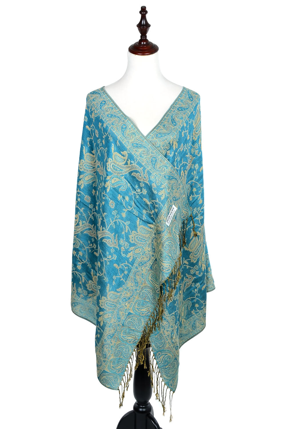 023_20 - One Piece Pasiley Print Pashmina Shawl Scarf