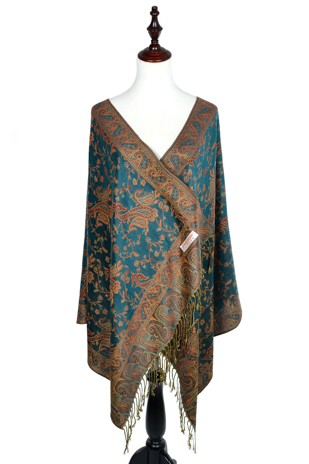 023_22 - One Piece Pasiley Print Pashmina Shawl Scarf
