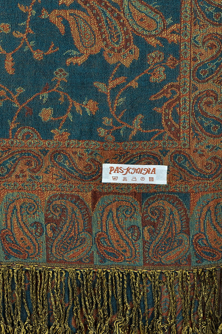 023_22 - One Piece Pasiley Print Pashmina Shawl Scarf
