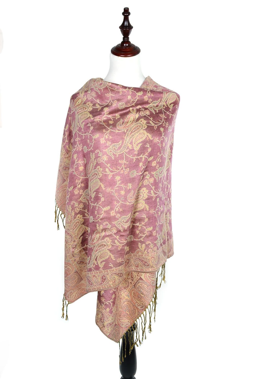 023_22 - One Piece Pasiley Print Pashmina Shawl Scarf