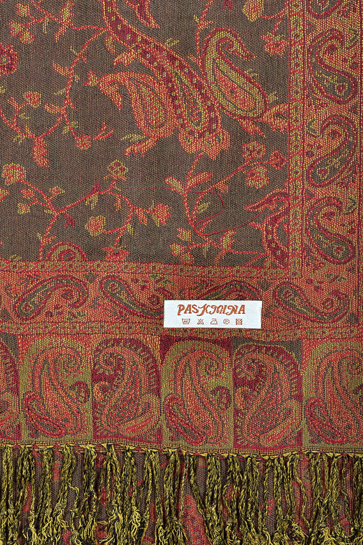 023_23 - One Piece Pasiley Print Pashmina Shawl Scarf