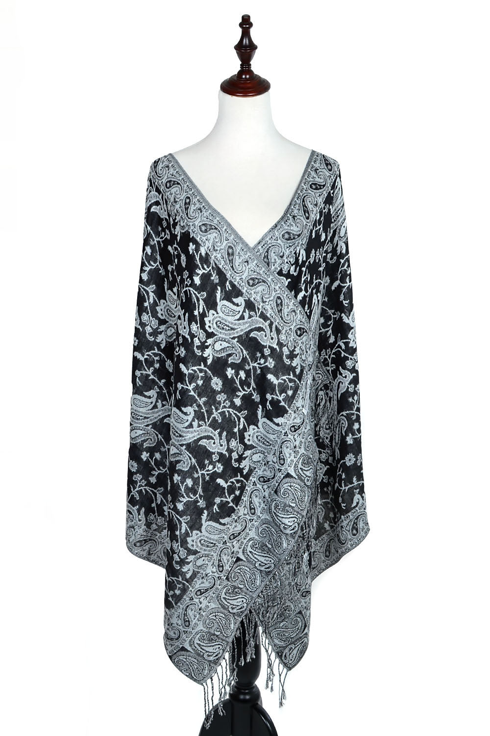 023_24 - One Piece Pasiley Print Pashmina Shawl Scarf