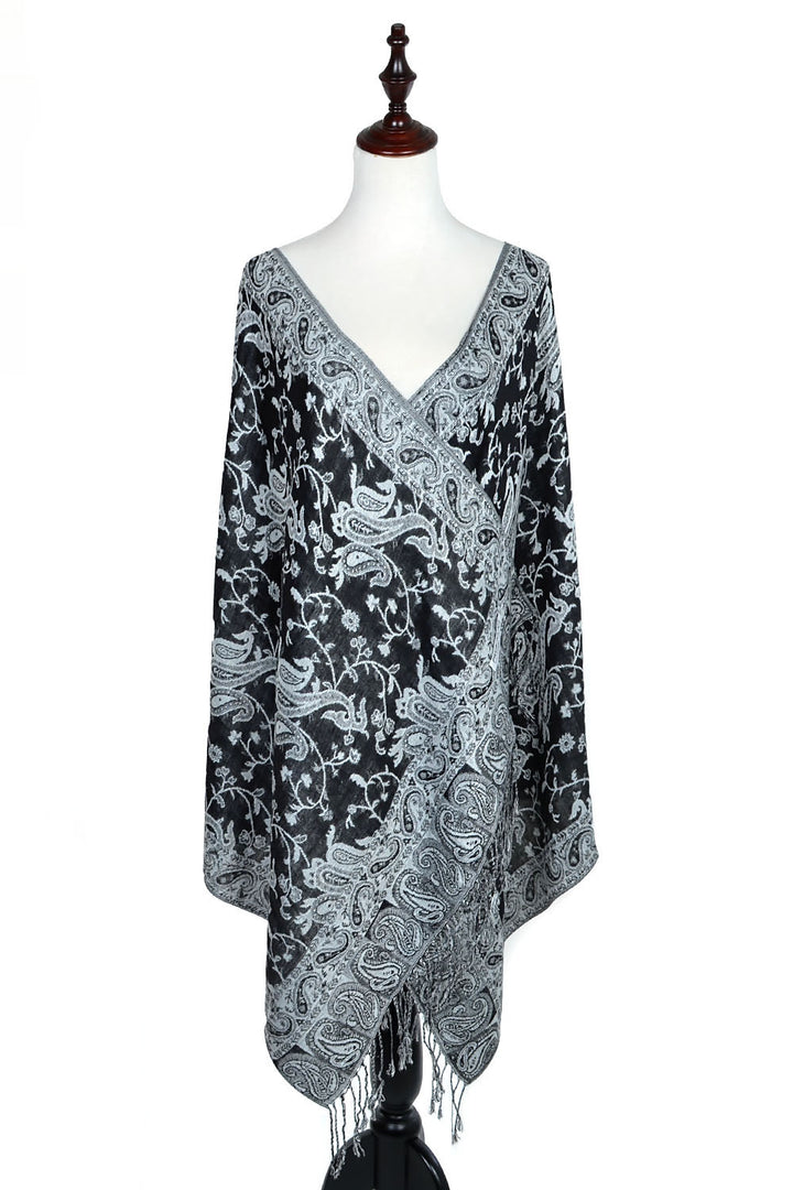 023_24 - One Piece Pasiley Print Pashmina Shawl Scarf