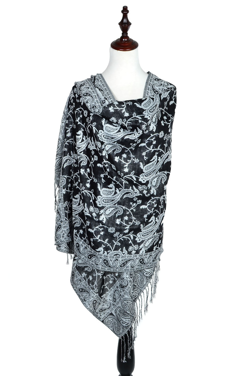 023_24 - One Piece Pasiley Print Pashmina Shawl Scarf