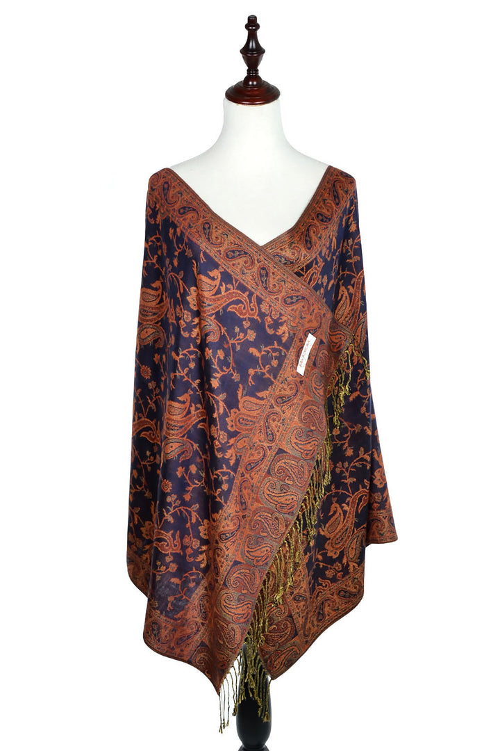 023_25 - One Piece Pasiley Print Pashmina Shawl Scarf