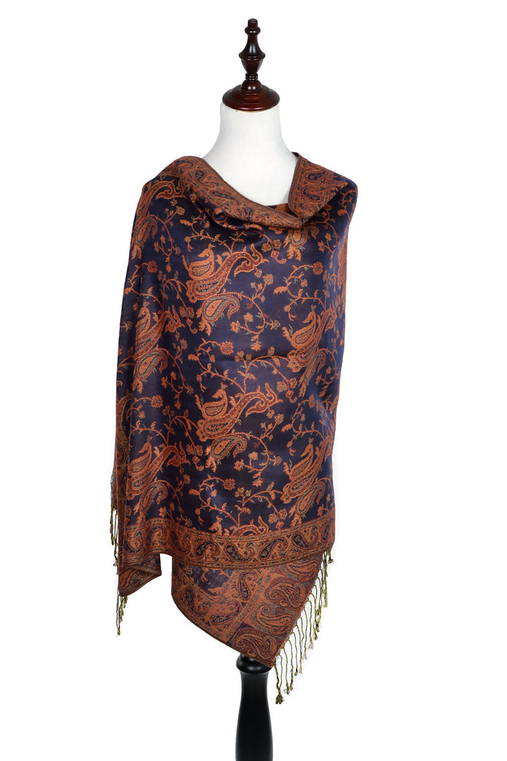 023_25 - One Piece Pasiley Print Pashmina Shawl Scarf