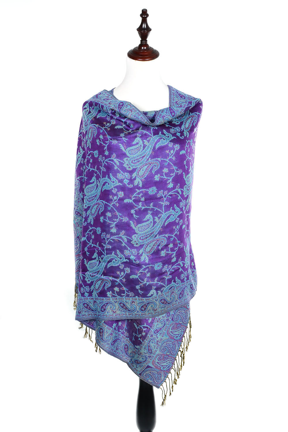 023_26 - One Piece Pasiley Print Pashmina Shawl Scarf