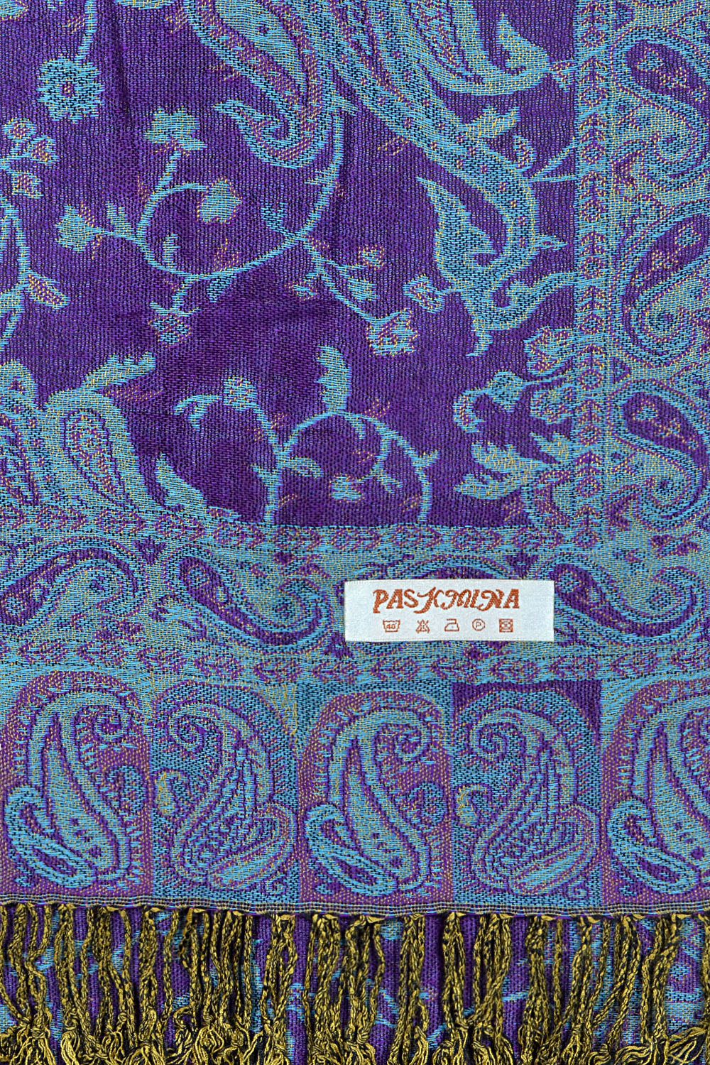 023_26 - One Piece Pasiley Print Pashmina Shawl Scarf