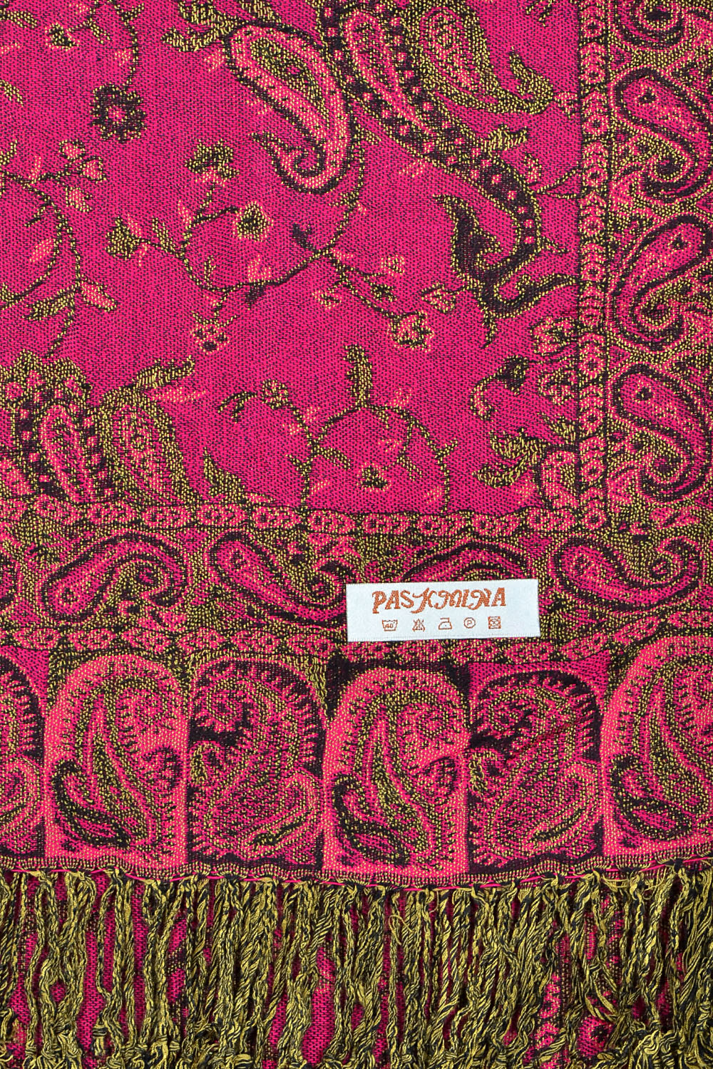 023_3 - One Piece Pasiley Print Pashmina Shawl Scarf
