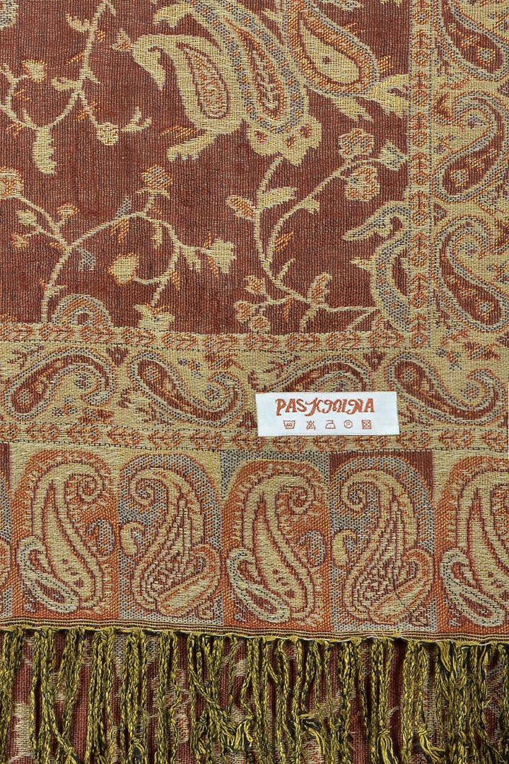 023_6 - One Piece Pasiley Print Pashmina Shawl Scarf