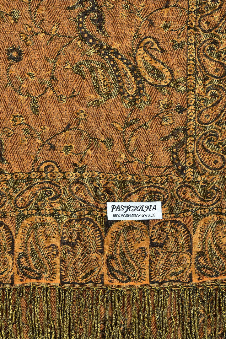 023_7 - One Piece Pasiley Print Pashmina Shawl Scarf