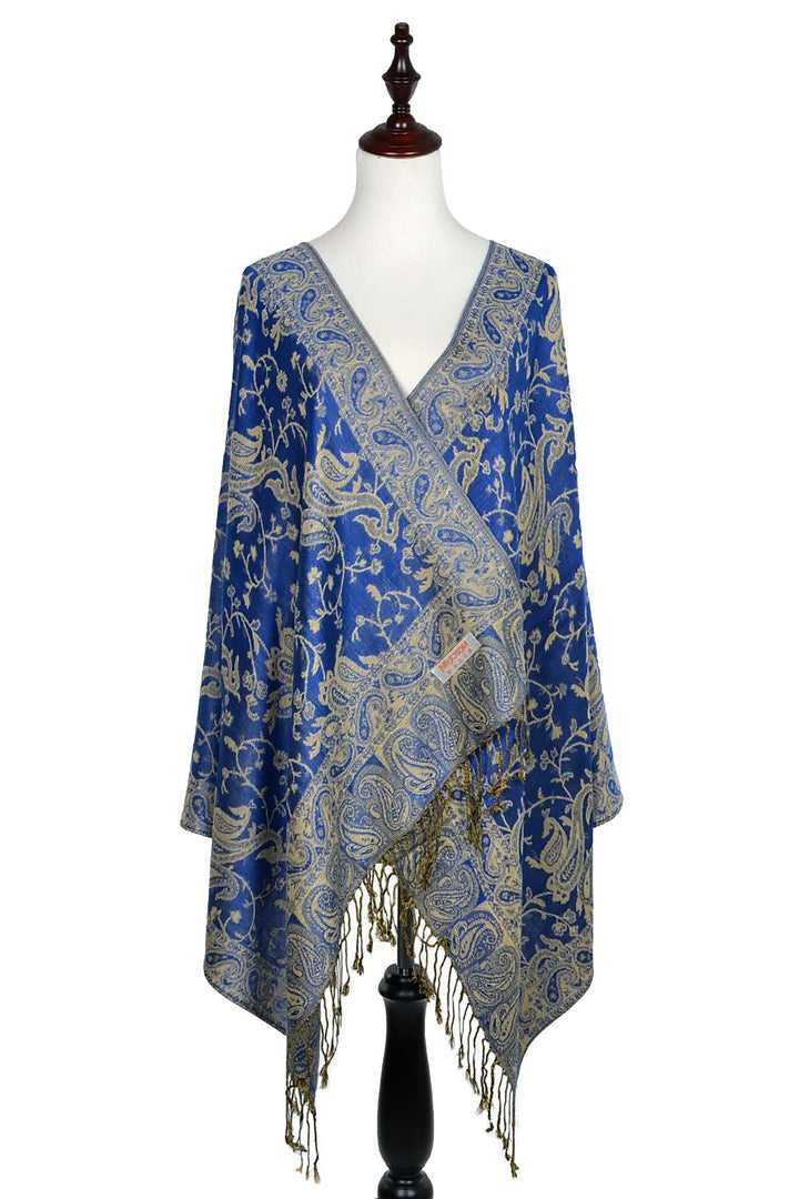 023_8 - One Piece Pasiley Print Pashmina Shawl Scarf