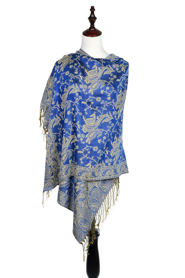 023_8 - One Piece Pasiley Print Pashmina Shawl Scarf