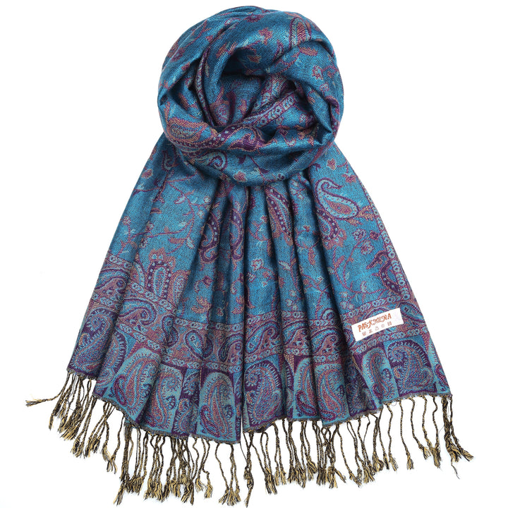 023_27 - One Piece Pasiley Print Pashmina Shawl Scarf