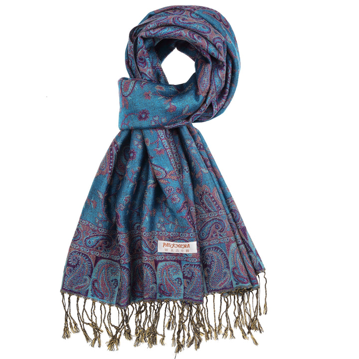 023_27 - One Piece Pasiley Print Pashmina Shawl Scarf
