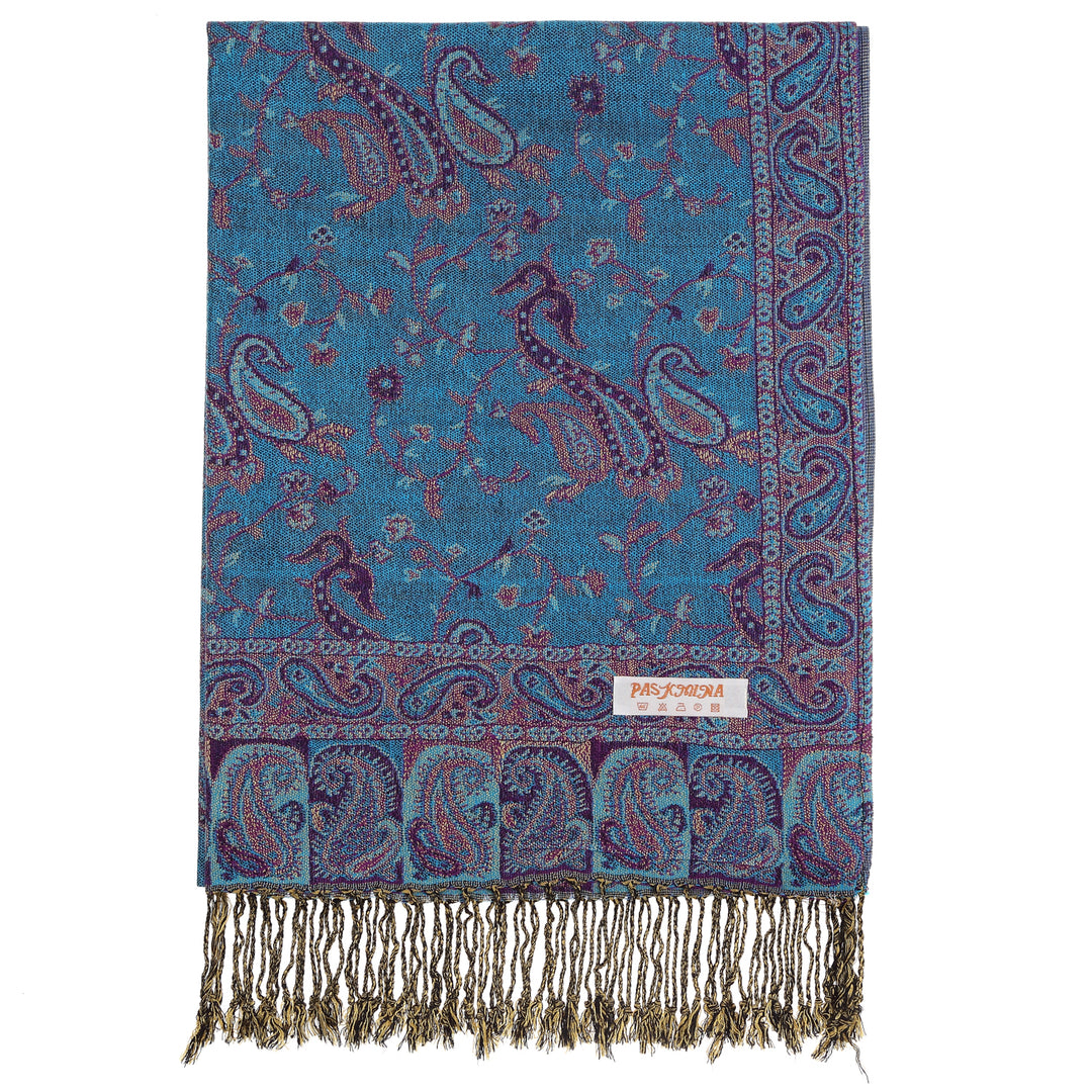 023_27 - One Piece Pasiley Print Pashmina Shawl Scarf