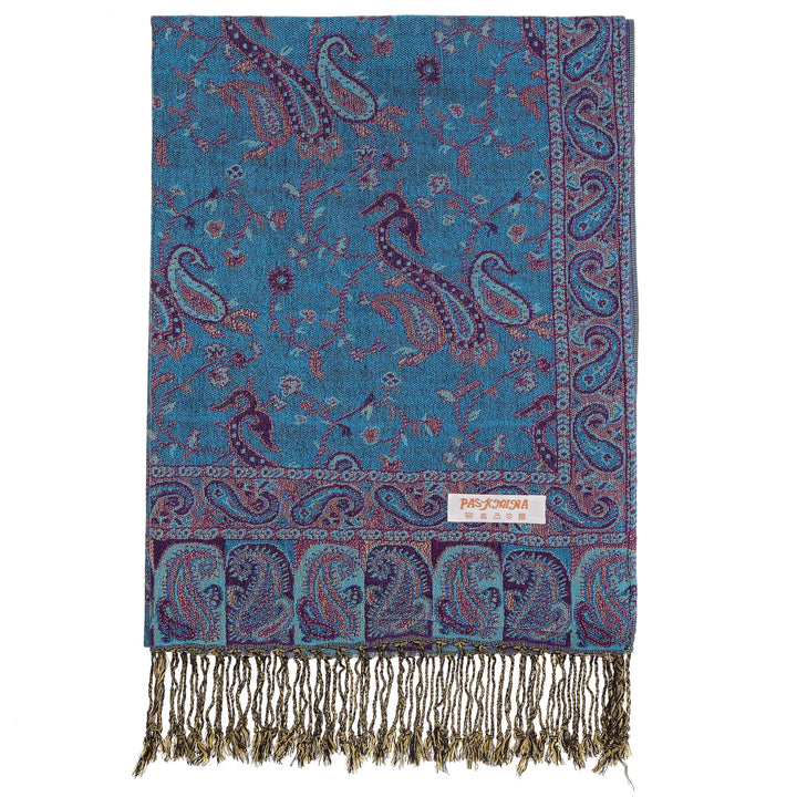 023_27 - One Piece Pasiley Print Pashmina Shawl Scarf