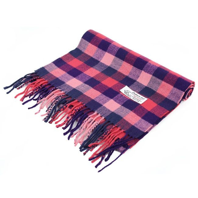 CM03-1 - One Dozen Multi Pink Cashmere Feel Scarves