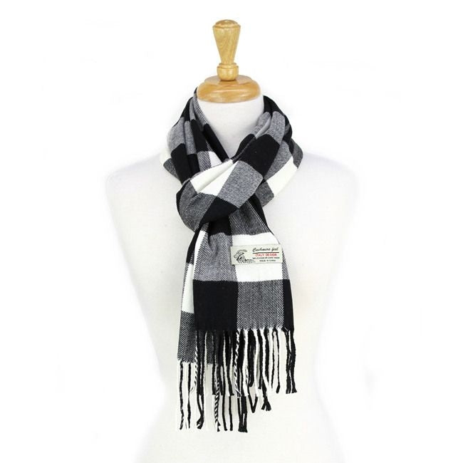 CM12-4 - One Dozen Cashmere Feel Scarves
