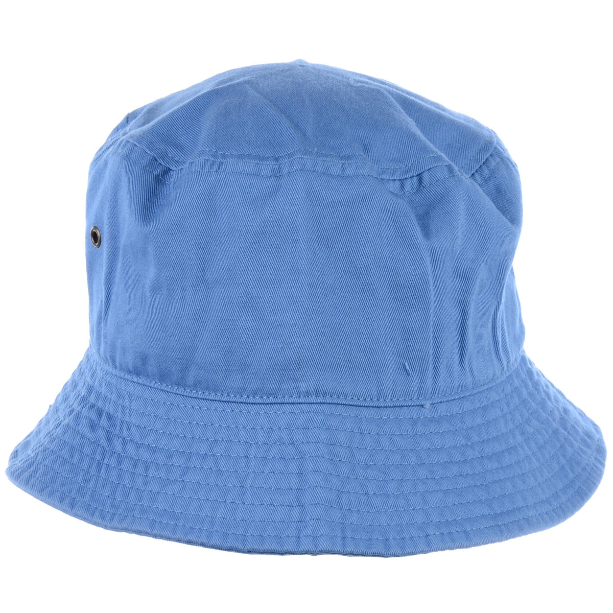 1500_BLUE - One Piece Solid Color Bucket Hat