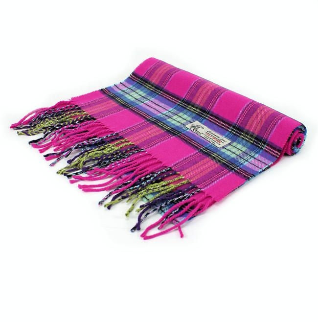 CM31-1 - One Dozen Multi Pink Cashmere Feel Scarves