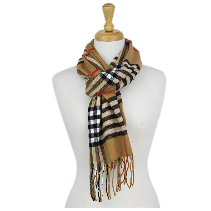 CM42-1 - One Dozen Cashmere Feel Scarves