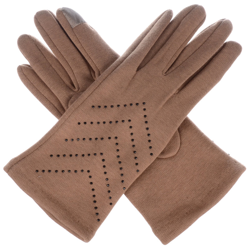 529 - One Dozen Ladies Fleece Texting Gloves