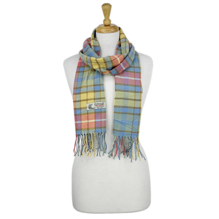 CM53-1 - One Dozen Multi Pink Cashmere Feel Scarves