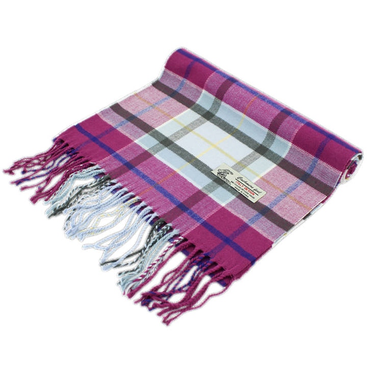 CM55 - One Dozen Multi Fuchsia Cashmere Feel Scarves