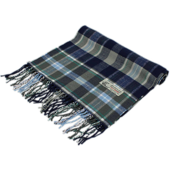 CM58 - One Dozen Multi Navy Cashmere Feel Scarves
