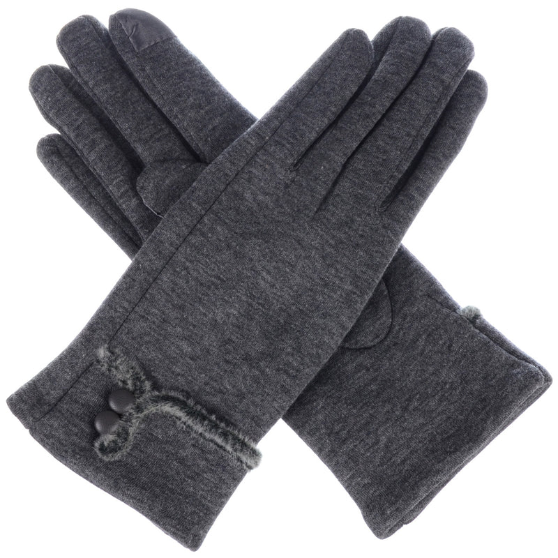 590 - One Dozen Ladies Fleece Texting Gloves