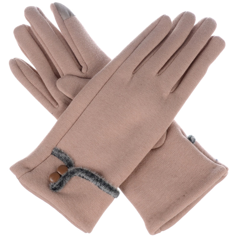 590 - One Dozen Ladies Fleece Texting Gloves