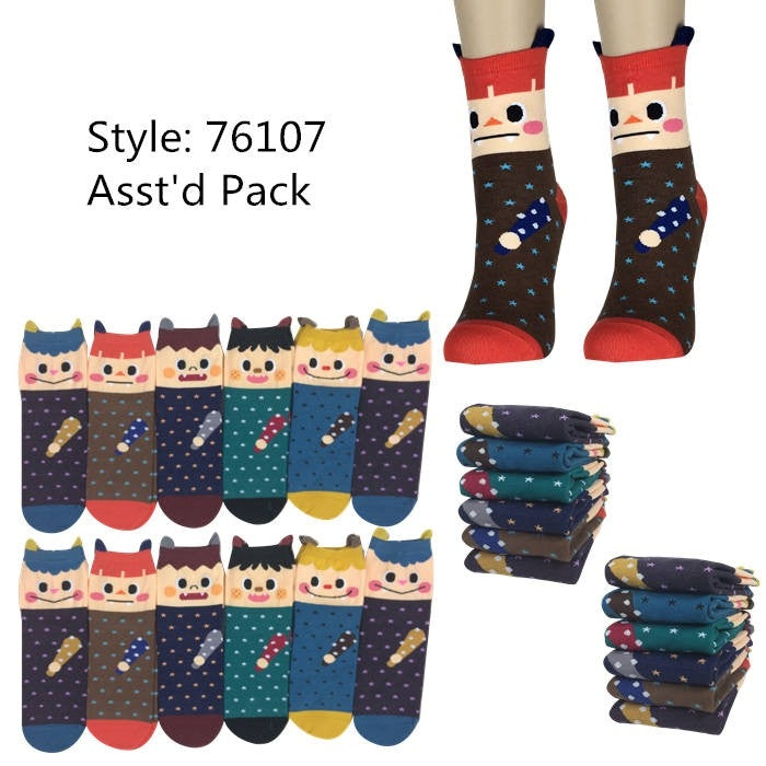 76107 - Womens Casual Socks_12prs