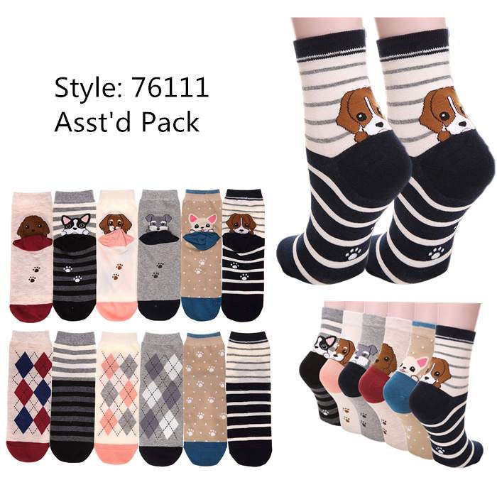 76111 - Womens Casual Socks_12prs