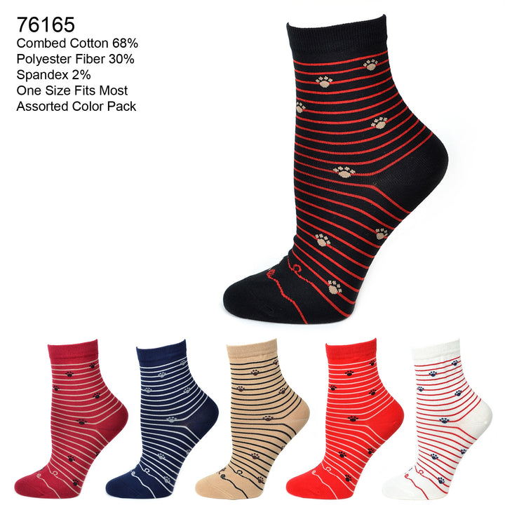 76165 - Womens Casual Socks_12prs