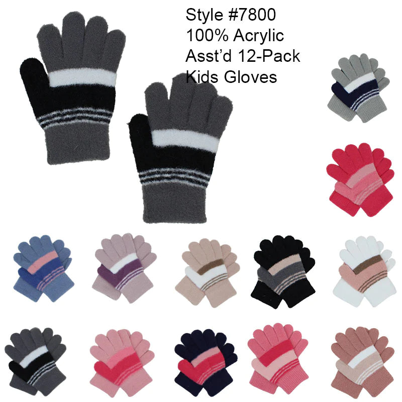 7800 - One Dozen Kids Gloves