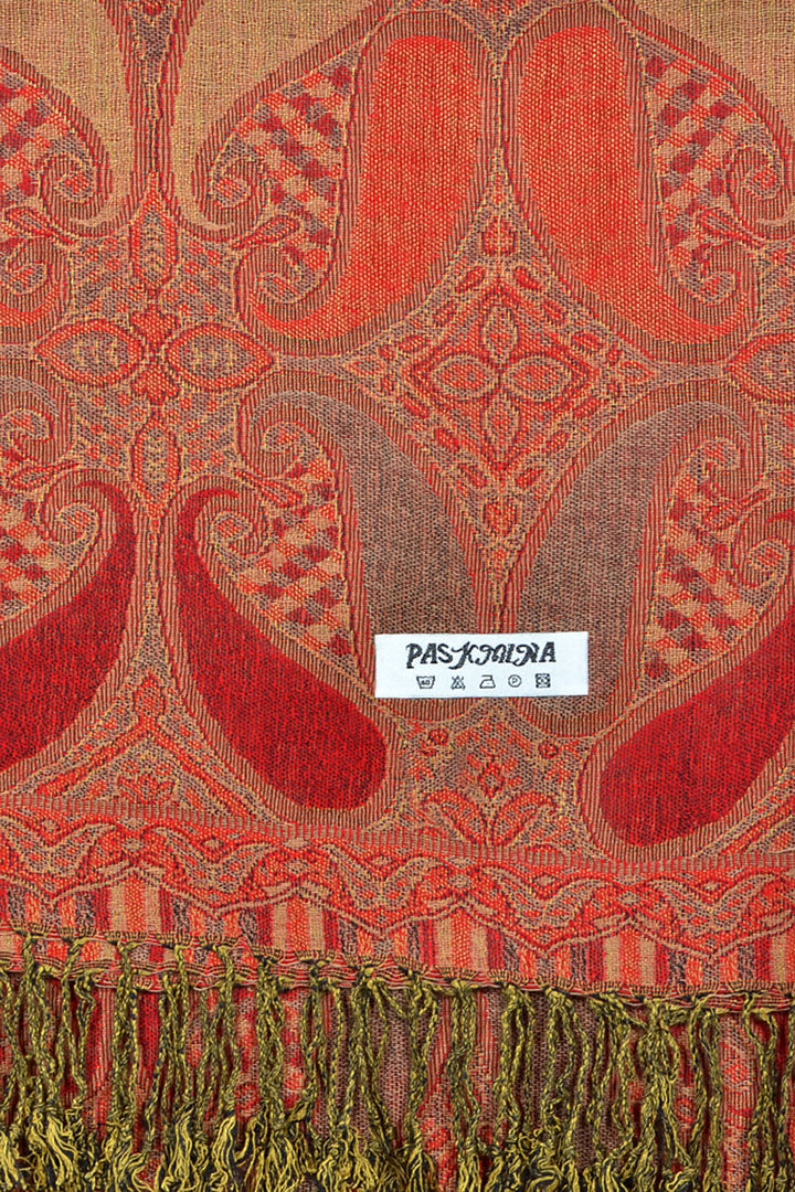 A18_15 - One Piece Pasiley Print Pashmina Shawl Scarf
