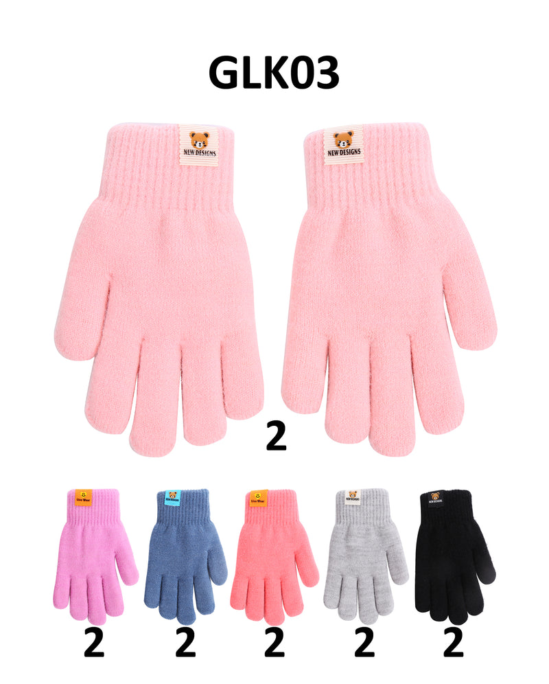 GLK03 - One Dozen Kids Gloves