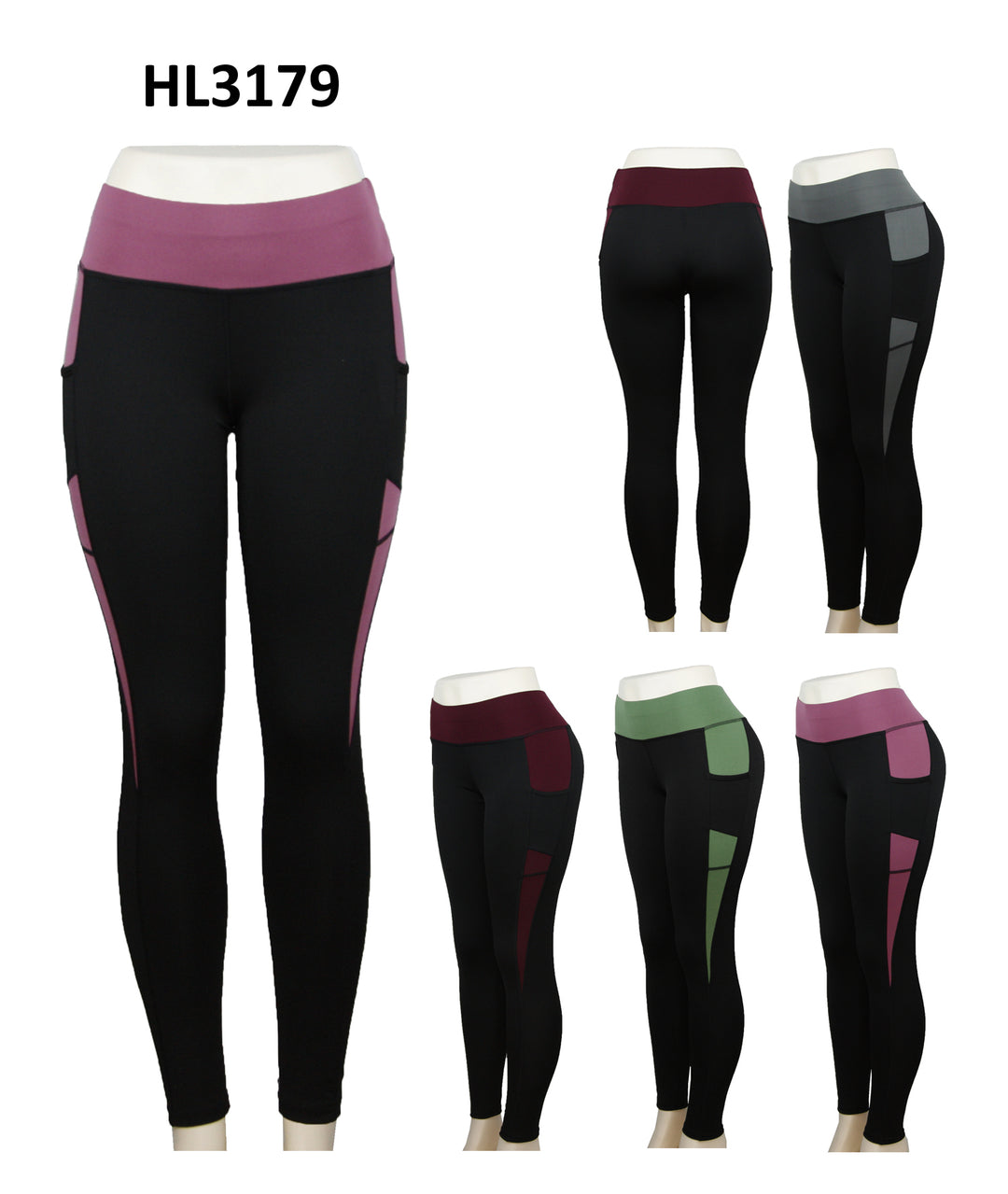 HL3179 - One Dozen Ladies Sport Legging