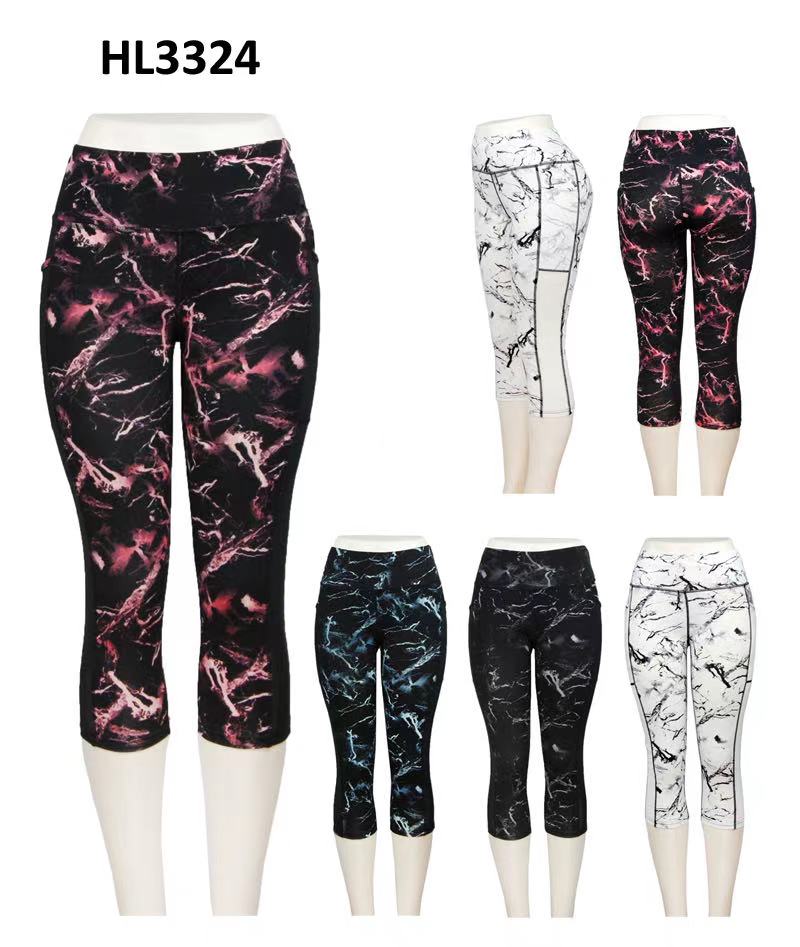 HL3324 - One Dozen Ladies Sport Capri
