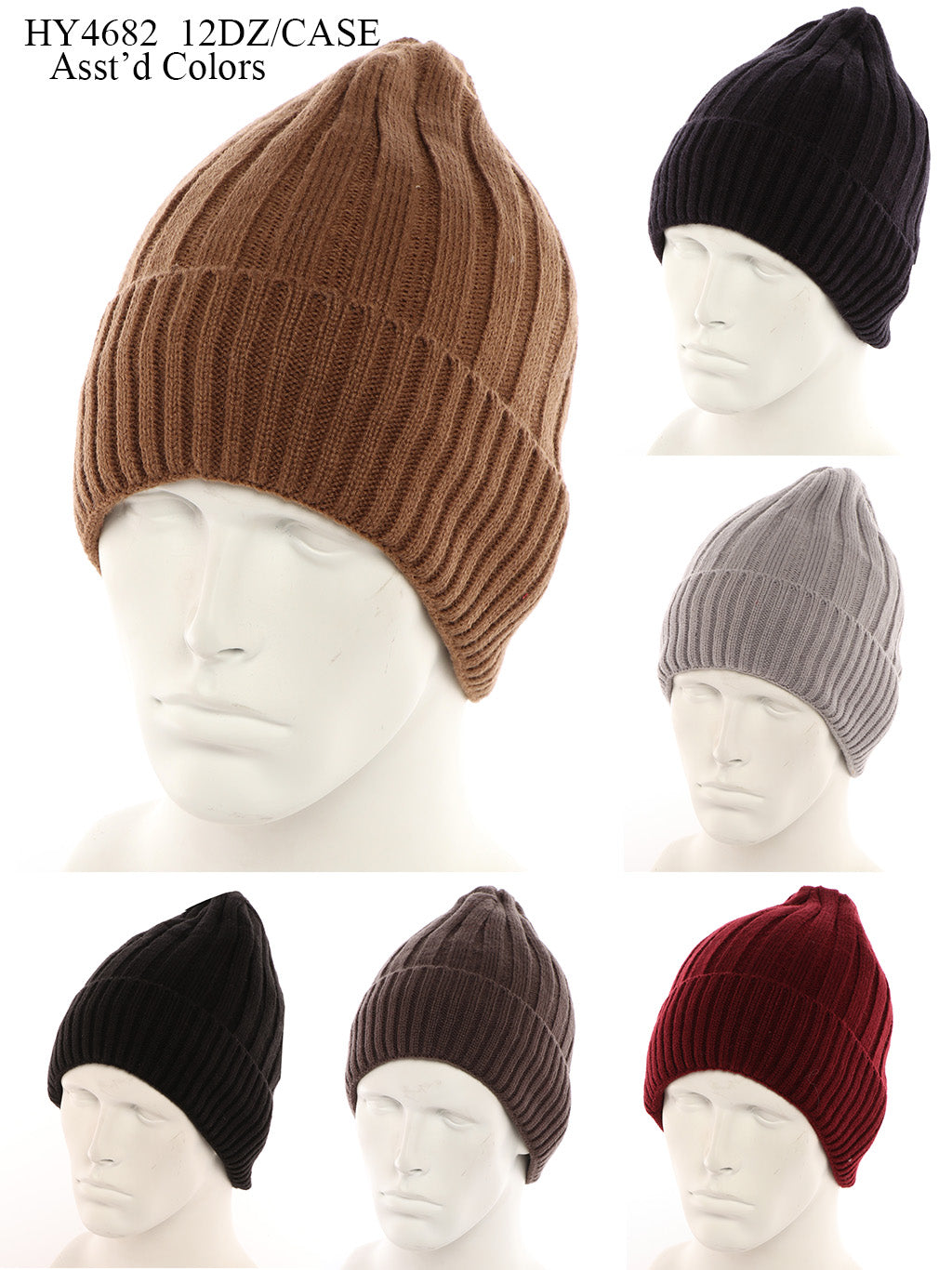 HY4682 - One Dozen Unisex Hats